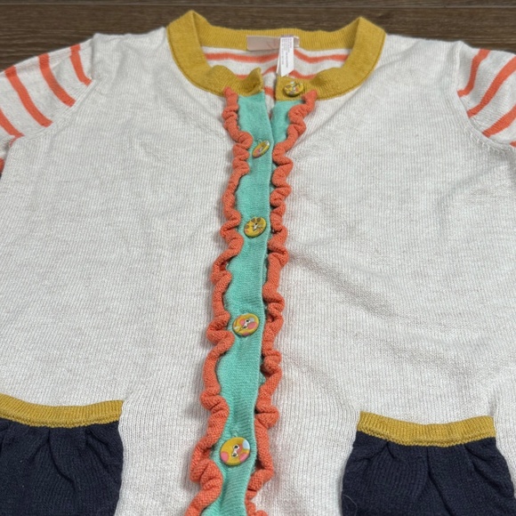 435 by Matilda Jane cardigan sweater Size 10, Mixed Pattern, Fall, Back 2 School - Picture 5 of 11